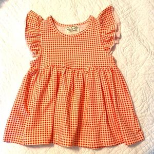 Matilda Jane platinum Gingham Top